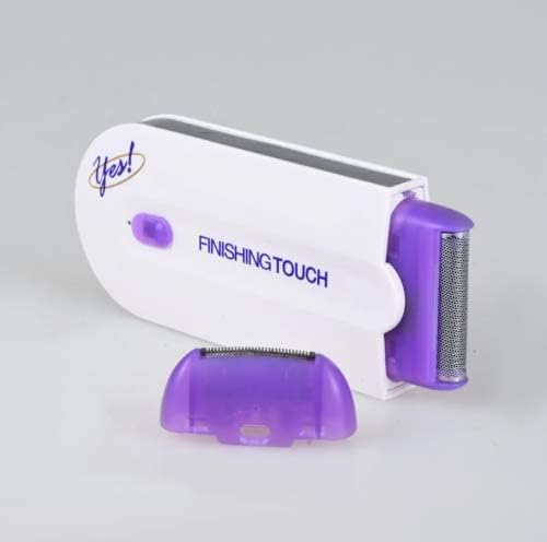 Rechargeable Epilator – Smooth Touch Painless Hair Removal Razor (Purple)