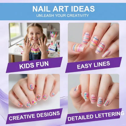 Colorful Nail Art Markers – 12 Vibrant Shades