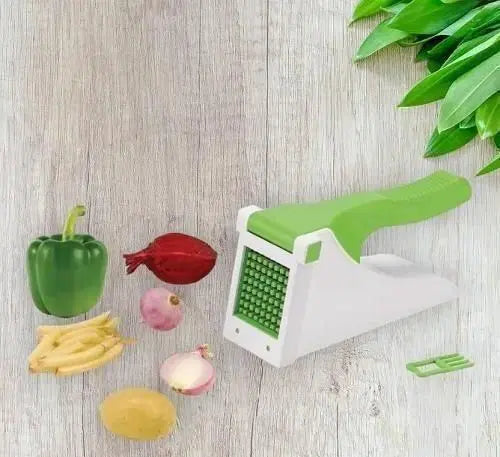 Heavy Duty Vegetable & Potato Chopper – Green Lever Grid Blade