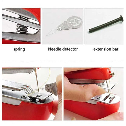Portable Mini Handheld Sewing Machine – Stapler Style