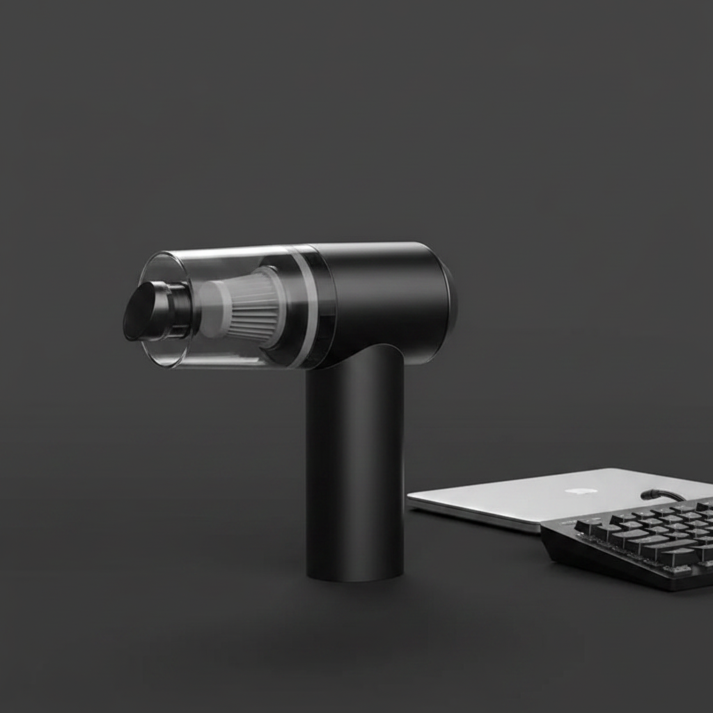 Wireless 2-in-1 Air Duster & Vacuum Cleaner – sleek tech lifestyle shot