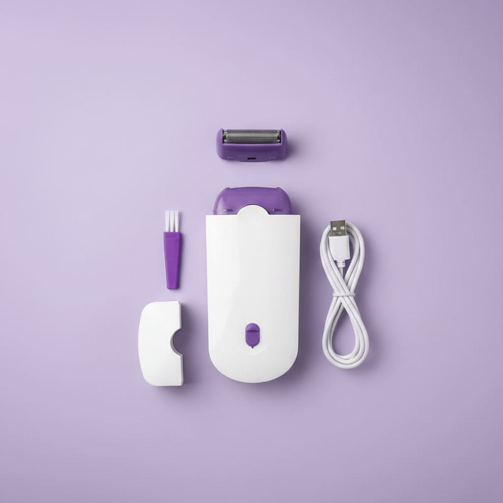 Rechargeable Epilator – lavender gradient aesthetic minimal shot