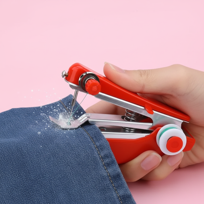 Portable Mini Handheld Sewing Machine – Stapler Style