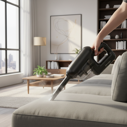 Wireless air duster cleaning sofa and home furniture