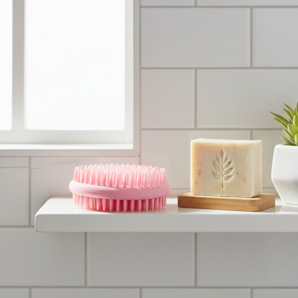 Silicone Multiuse Scrubber For Bath, Foot